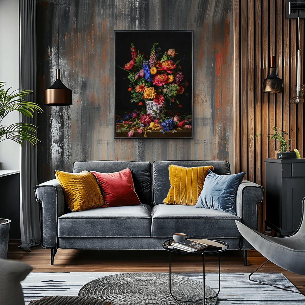 Stardust in Bloom shown on a wall in a room